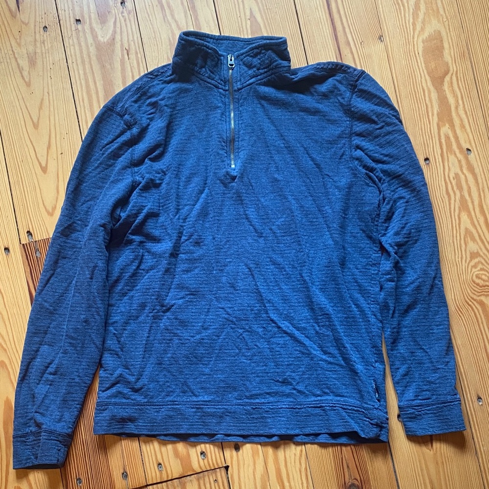 Calvin Klein Jeans Navy Textured Pullover